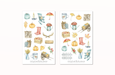 Herbst Sticker Set